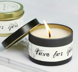 tin can scented candles